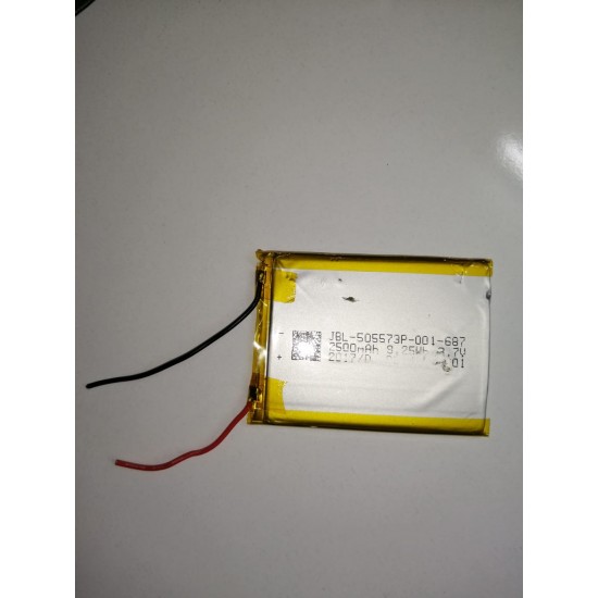 Batarya 2500 mAh 3.7 Volt 1.5A Batarya 2500 mAh 3.7 Volt 1.5A