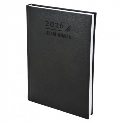 17*24 Termo Deri Ticari Ajanda Siyah 41054