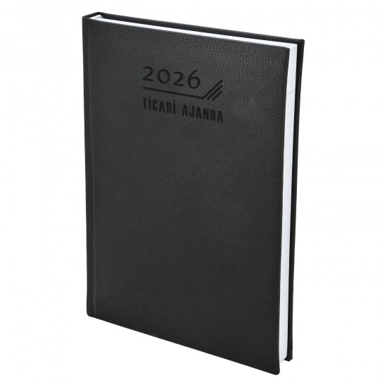 17*24 Termo Deri Ticari Ajanda Siyah 41054