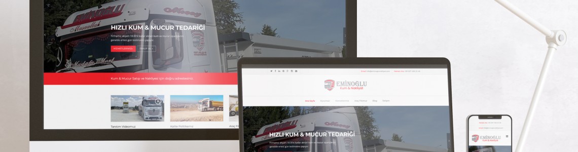 Eminoğlu Nakliyat Web Sitesi