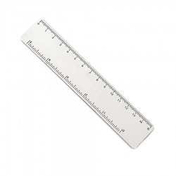 Ahşap Klasik Cetvel - 15 cm -001