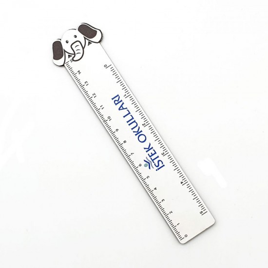 Ahşap Fil Cetvel - 15 cm -003, DP-EC-003 Ahşap Fil Cetvel - 15 cm -003, DP-EC-003