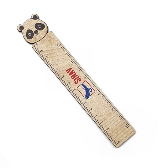 Ahşap Ayıcık Cetvel - 15 cm -004, DP-EC-004 Ahşap Ayıcık Cetvel - 15 cm -004, DP-EC-004
