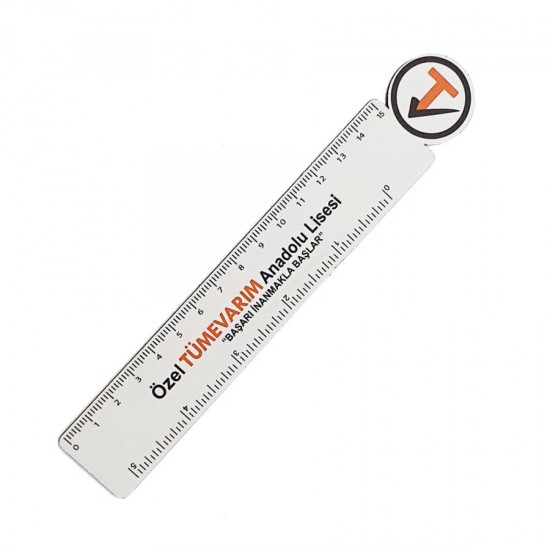 Ahşap Yuvarlak Baskı Alanlı Cetvel 15-cm-006, DP-EC-006 Ahşap Yuvarlak Baskı Alanlı Cetvel 15-cm-006, DP-EC-006