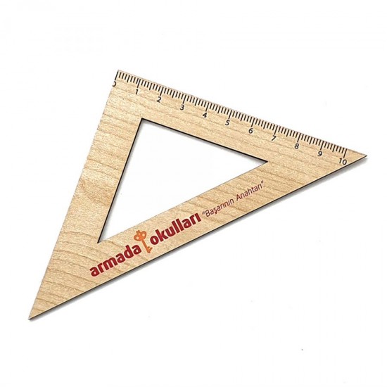 Ahşap Üçgen Cetvel - cm-007, DP-EC-007 Ahşap Üçgen Cetvel - cm-007, DP-EC-007