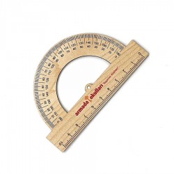 Ahşap Gönye Cetvel - 10 cm -008