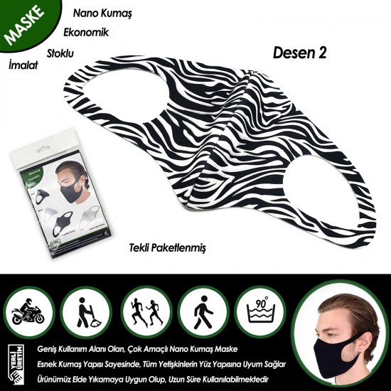 Yıkanabilir Maske 001 Yıkanabilir Maske 001