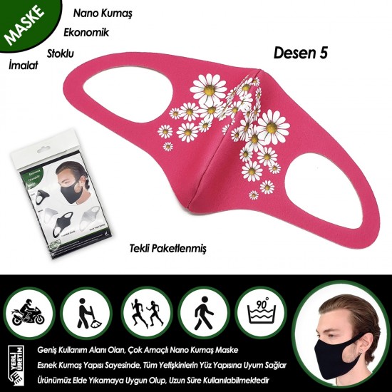 Yıkanabilir Maske 001 Yıkanabilir Maske 001