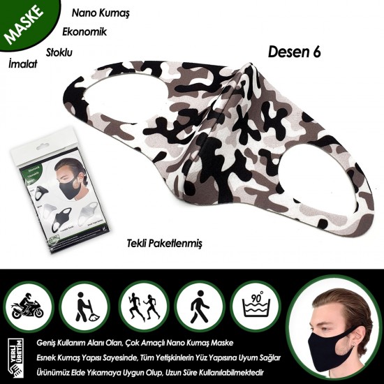 Yıkanabilir Maske 001 Yıkanabilir Maske 001