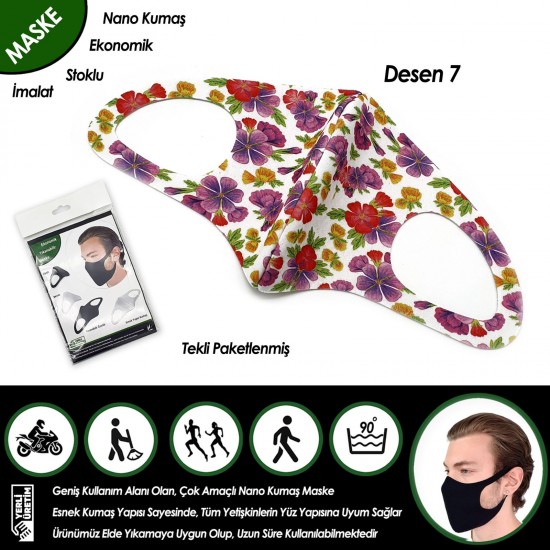 Yıkanabilir Maske 001 Yıkanabilir Maske 001