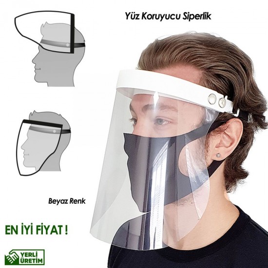 Yüz Koruyucu Siper Maske Kalkan 003 Yüz Koruyucu Siperlik Maske Kalkan 003
