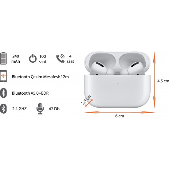 Airpods Pro Kablosuz Kulaklık S4 Airpods Pro Kablosuz Kulaklık S4