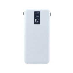 10000 mAh Powerbank (Dahili Kablolu) K420 Beyaz