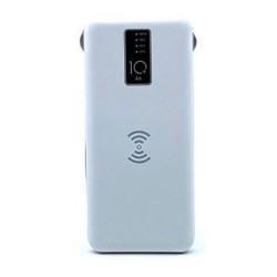 10000 mAh Wireless Powerbank (Dahili Kablolu) K410 Beyaz