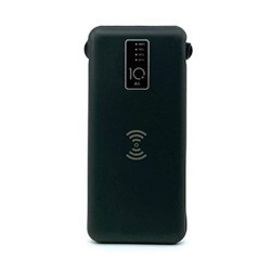 10000 mAh Wireless Powerbank (Dahili Kablolu) K410 Siyah