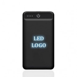 10000 mAh Powerbank Işıklı Logo K310