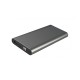 10000 mAh Powerbank Metal 7016 Füme 10000 mAh Powerbank Metal 7016 Füme