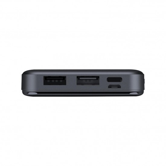 10000 mAh Rubber Işıklı Powerbank 7005 Siyah 10000 mAh Rubber Işıklı Powerbank 7005 Siyah