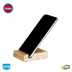 Ahşap Telefon Standı Premium