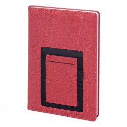 15*21 Kırmızı Cepli Tarihsiz Defter 76053