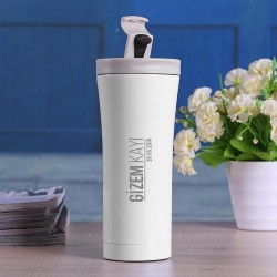 Çelik Termos 500ml Beyaz 5534