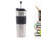 French Press Çelik Termos 500ml Gümüş 5554