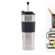 French Press Çelik Termos 500ml Gümüş 5554 French Press Çelik Termos 500ml Gümüş 5554