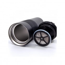 French Press Çelik Termos 500ml Gümüş 5554