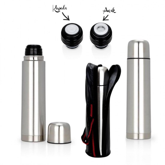 Kılıflı Termos 750ml 3554 Kılıflı Termos 750ml 3554