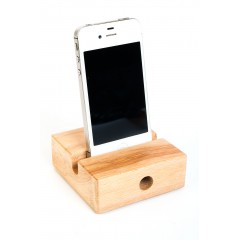 Ahşap Doğal Hoparlör Kalın Stand 002