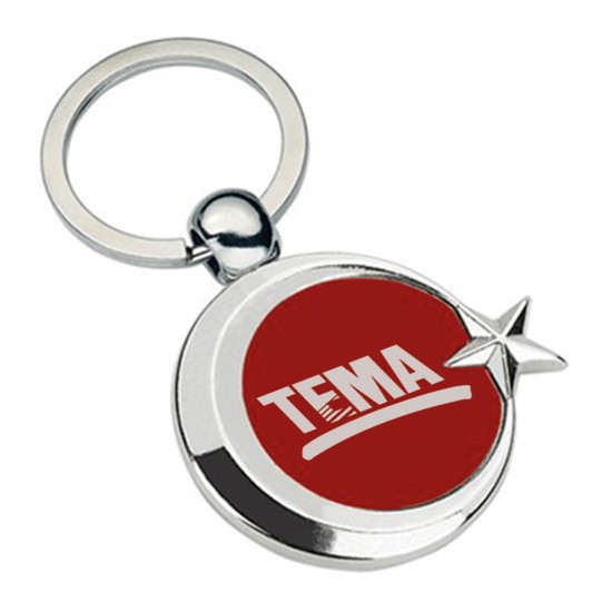 AYYILDIZ ÇİFT YÖN METAL ANAHTARLIK, 212104