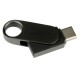 BOLKAR SİYAH 32 GB MİNİ TYPE-C OTG METAL USB BELLEK, 221401-32