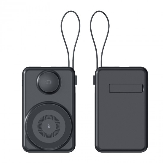 KAYABEYİ 10.000 MAH SİYAH MAGSAFE  ve  WIRELESS POWERBANK, 225501