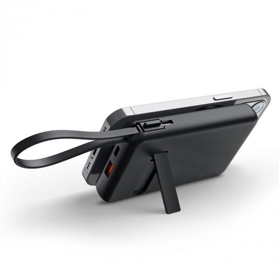 KAYABEYİ 10.000 MAH SİYAH MAGSAFE  ve  WIRELESS POWERBANK, 225501