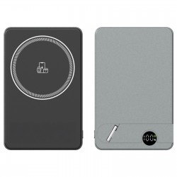 KİLYOS 10.000 MAH SİYAH MAGSAFE  ve  WIRELESS STANDLI POWERBANK