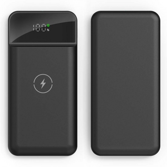 ÜZÜMLÜ 10.000 MAH SİYAH WIRELESS POWERBANK, 233001 ÜZÜMLÜ 10.000 MAH SİYAH WIRELESS POWERBANK, 233001