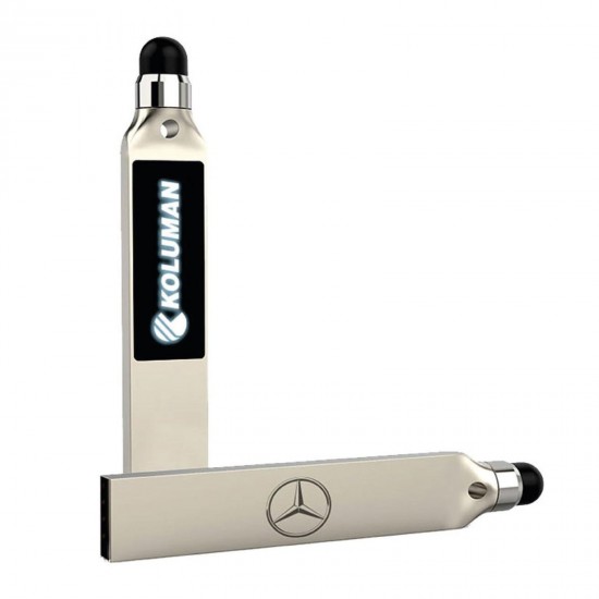 LADİN GÜMÜŞ LEDLİ USB BELLEK (32 GB), 240220-32 LADİN GÜMÜŞ LEDLİ USB BELLEK (32 GB), 240220-32