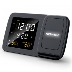 BÜLBÜL MASAÜSTÜ SAAT VE KABLOSUZ ŞARJ STANDI