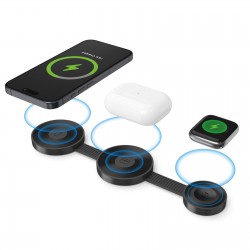 KERVAN SİYAH 3 LÜ WIRELESS ŞARJ STANDI KERVAN SİYAH 3 LÜ WIRELESS ŞARJ STANDI