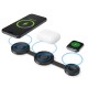 KERVAN SİYAH 3 LÜ WIRELESS ŞARJ STANDI, 267201