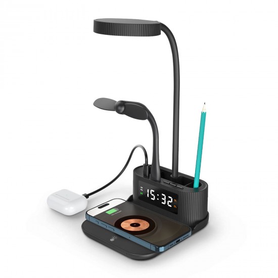 ŞAFAK SİYAH MASAÜSTÜ KABLOSUZ ŞARJ STANDI, 268001 ŞAFAK SİYAH MASAÜSTÜ KABLOSUZ ŞARJ STANDI, 268001