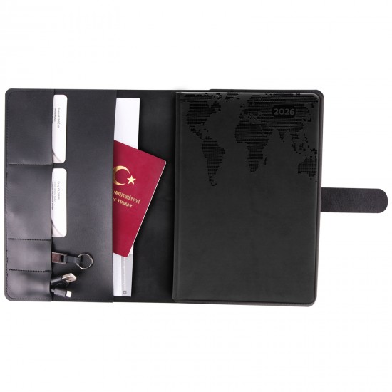 BEŞEVLER GEÇME KAPAK AJANDA (19x26CM), 300301