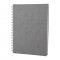 ELMADAĞ GRİ TARİHLİ SPİRALLİ AJANDA (17X24 CM)