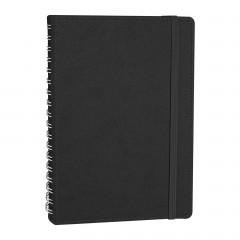 ANITTEPE SİYAH TARİHLİ GİZLİ SPİRALLİ AJANDA (17X24 CM)