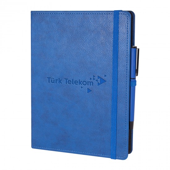 SÖĞÜTÖZÜ LACİVERT SPİRALLİ TARİHSİZ DEFTER (17X24 CM), 303105