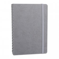 SÖĞÜTÖZÜ GRİ SPİRALLİ TARİHSİZ DEFTER (17X24 CM)