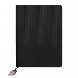 DİKMEN SİYAH TARİHSİZ DEFTER (15X21 CM)