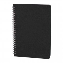 AKYURT SİYAH SPİRALLİ TARİHSİZ DEFTER (13X21 CM)