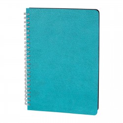 AKYURT TURKUAZ SPİRALLİ TARİHSİZ DEFTER (13X21 CM)