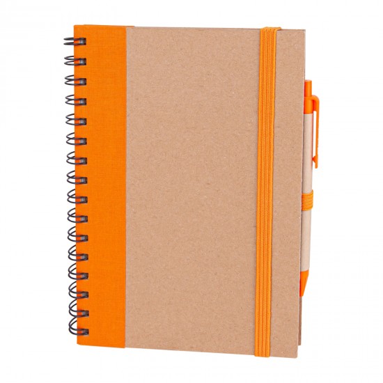 PURSAKLAR TURUNCU SPİRALLİ TARİHSİZ DEFTER (15X21 CM), 306316
